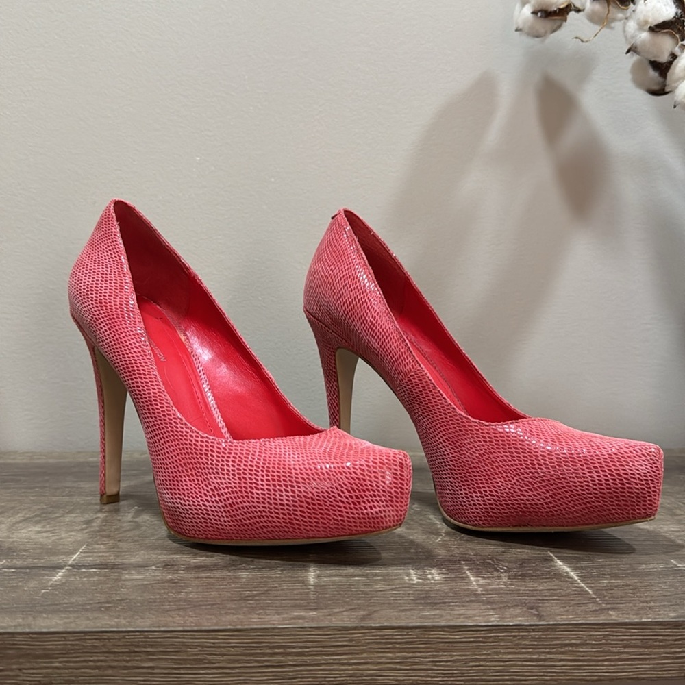 BCBGeneration Red Leather Heels